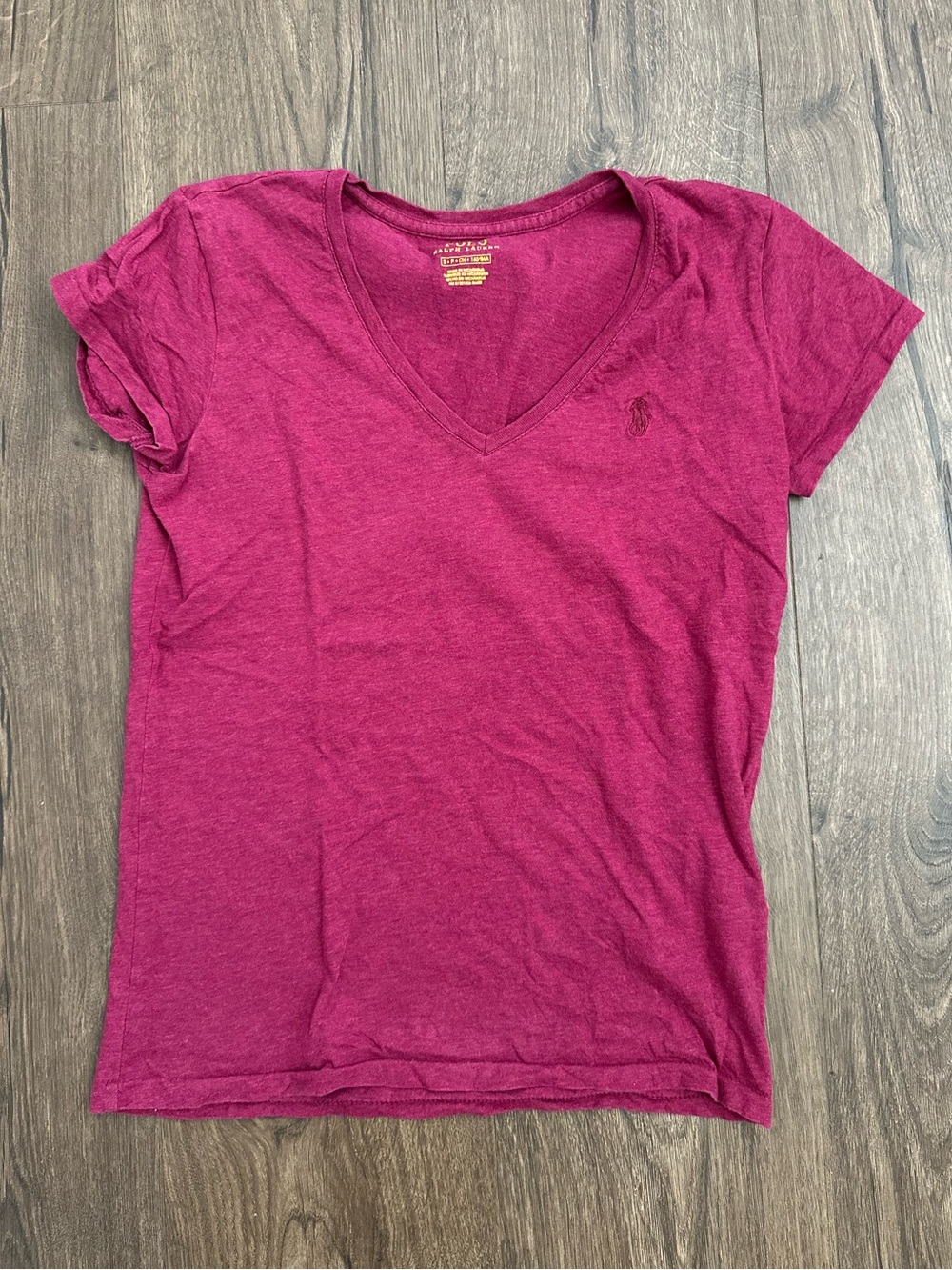 Polo by Ralph Lauren 100% Cotton Women's V-Neck Short Sleeve Tee